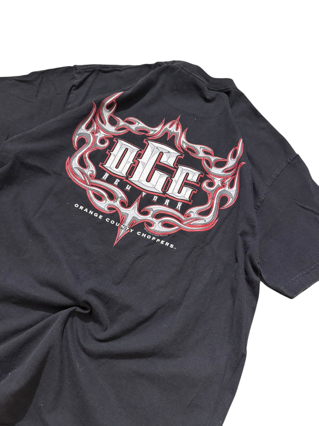 Vintage OCC Orange County Choppers New York Tribal Flames Tee