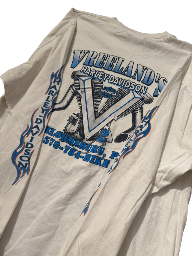 Vintage Vreeland's Harley-Davidson V-Twin Long Sleeve - Bloomsburg PA
