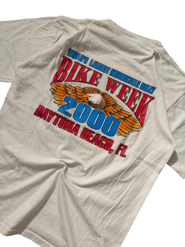 Vintage Bike Week 2000 Daytona Beach Lightning Chopper Tee