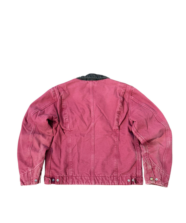Vintage Ruby Red Carhartt Detroit Jacket