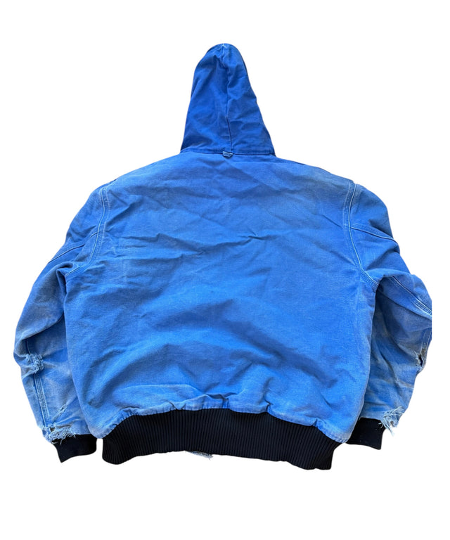 Vintage Faded Cobalt Blue Carhartt Active Jacket