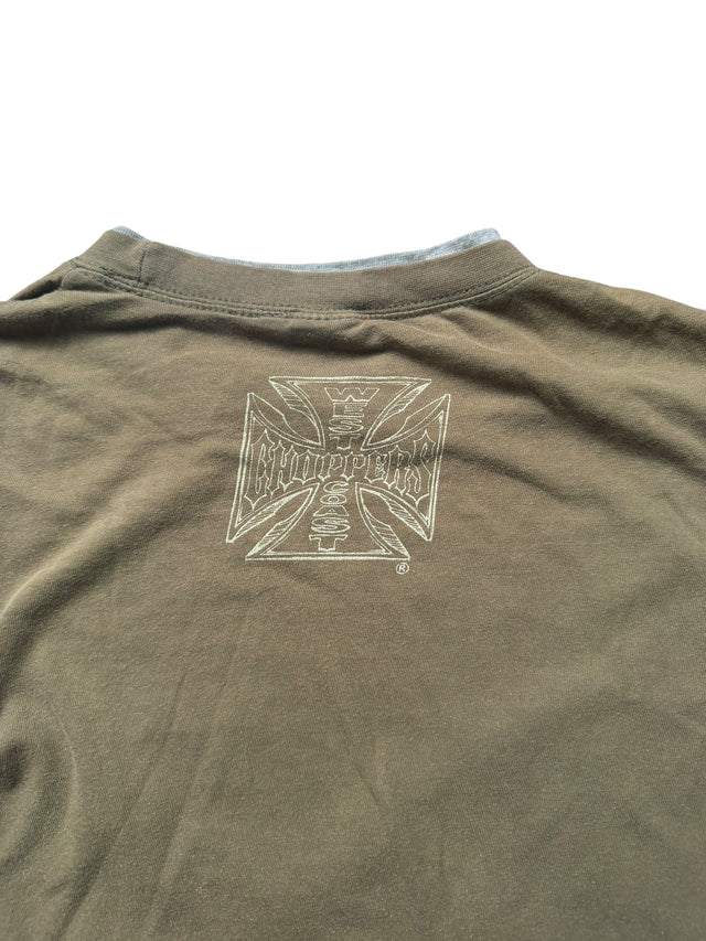 Vintage West Coast Choppers Skull & Wings Long Sleeve