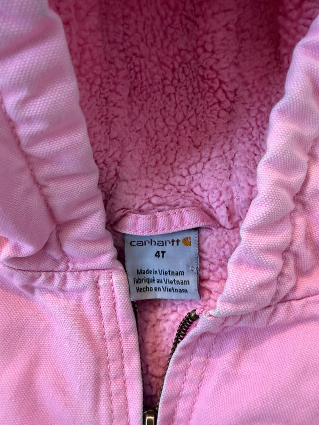 BABY PINK CARHARTT HOODED JACKET
