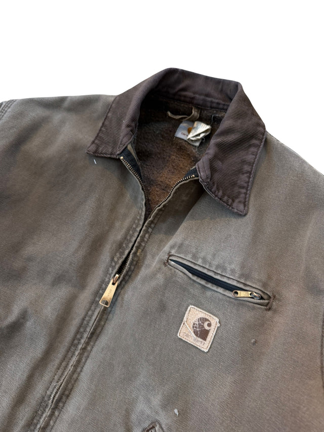 Vintage Distressed Chestnut Brown Carhartt Detroit Jacket