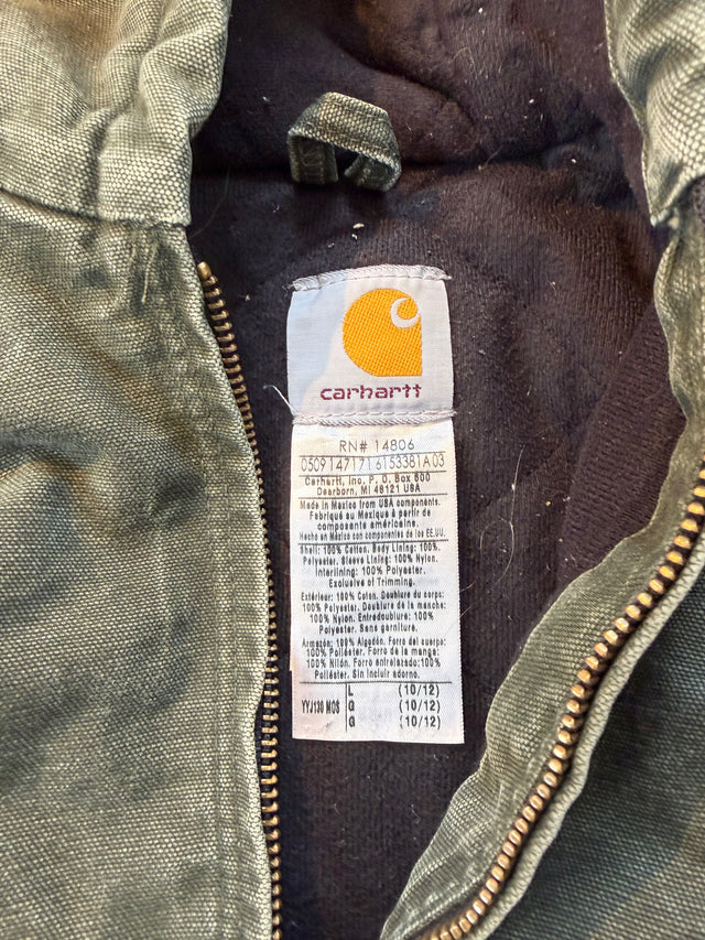 VINTAGE MOSS GREEN CARHARTT JACKET