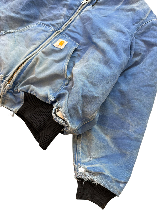 Vintage Faded Cobalt Blue Carhartt Active Jacket