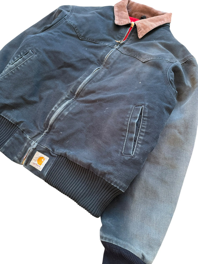 Vintage Faded Black Carhartt Santa Fe Jacket