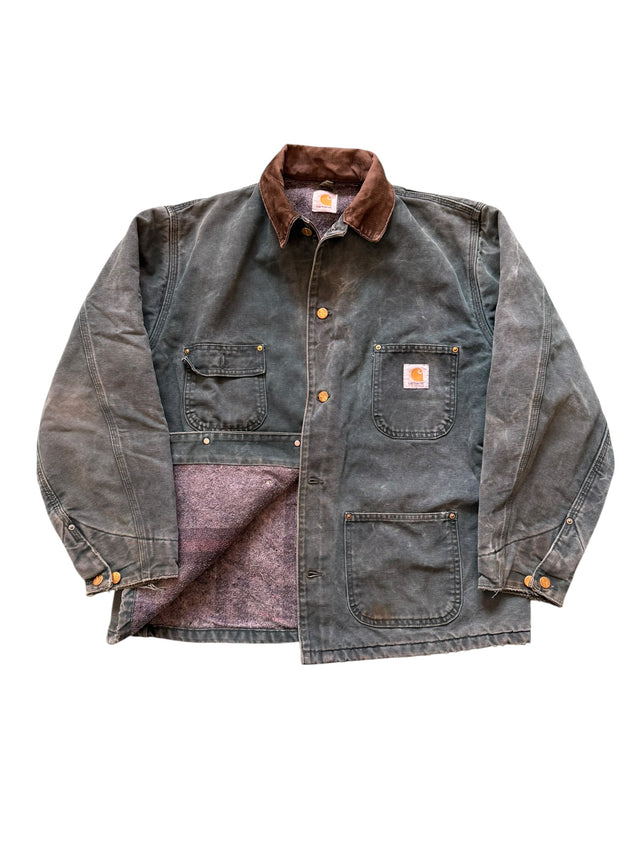 AQUA BLUE CARHARTT CHORE JACKET