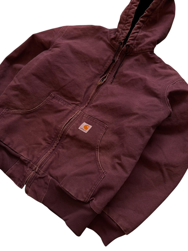 Vintage Plum Red Carhartt Active Jacket