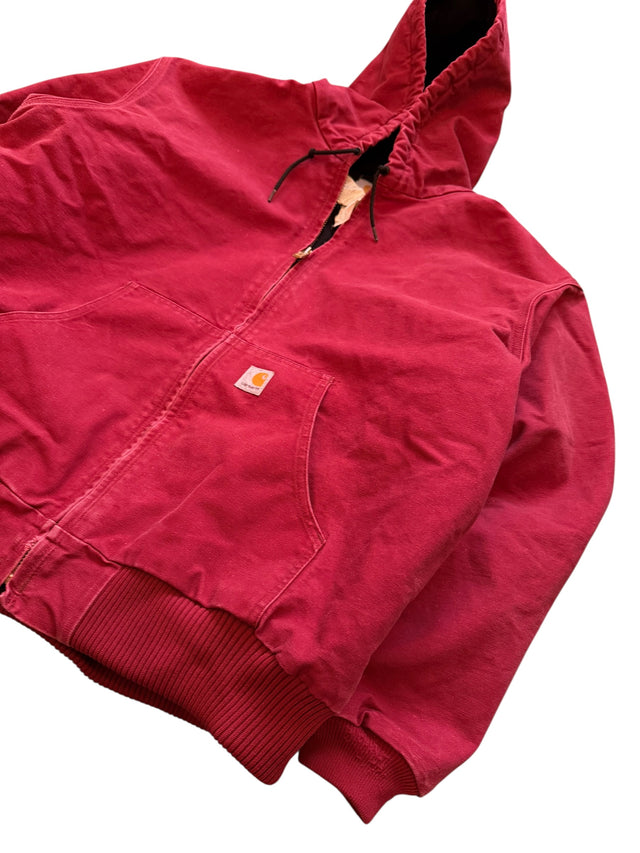 Vintage Dark Red Carhartt Active Jacket