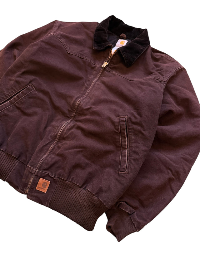 Vintage Dark Brown Carhartt Santa Fe Jacket