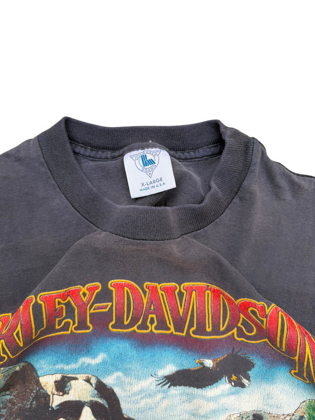 1988 Faded Harley Davidson Mount Rushmore T-Shirt