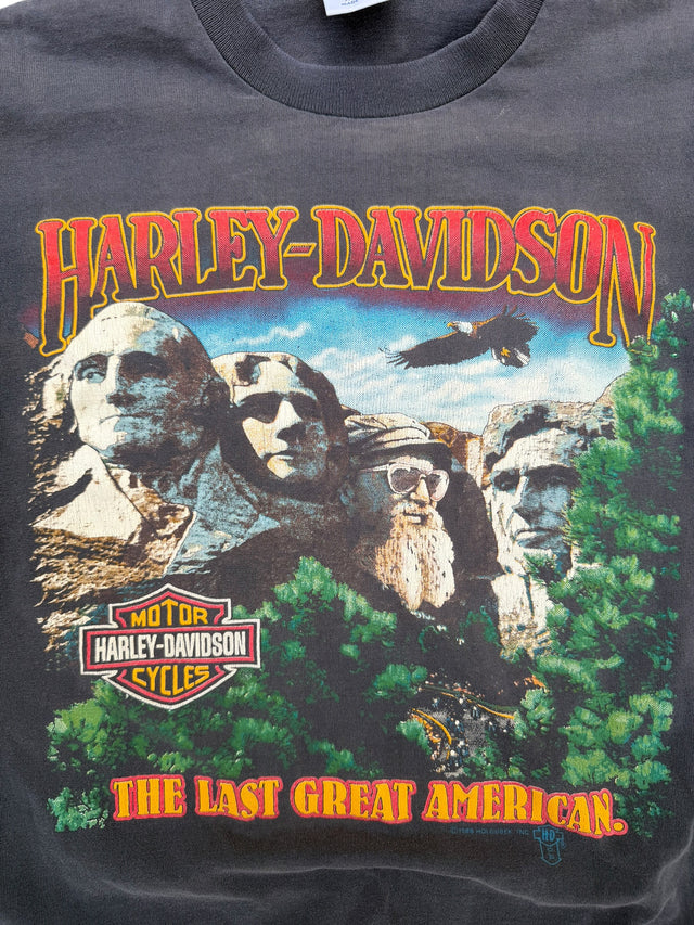 1988 Faded Harley Davidson Mount Rushmore T-Shirt