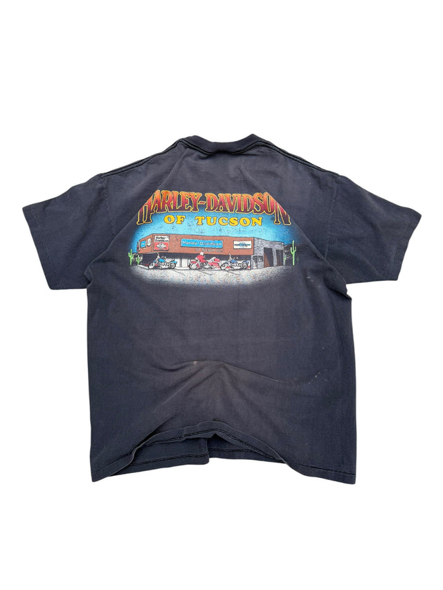 1988 Faded Harley Davidson Mount Rushmore T-Shirt