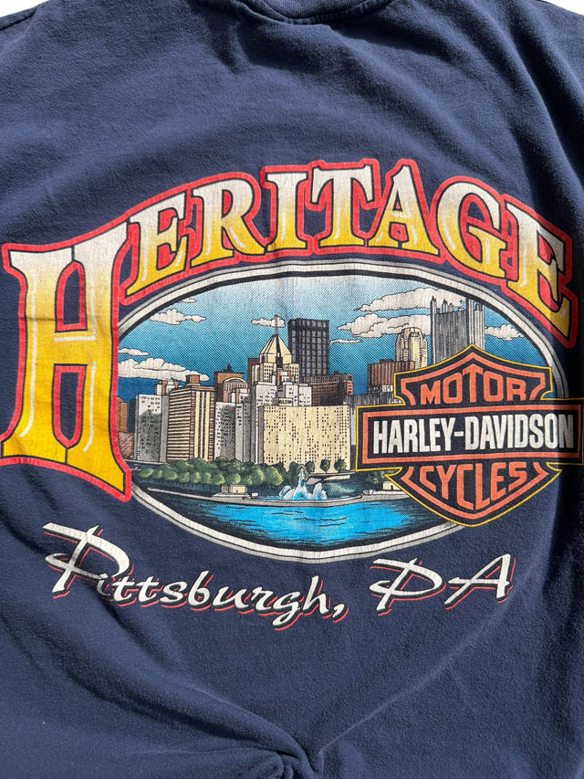 Vintage Harley Davidson Fathead Engine Tee