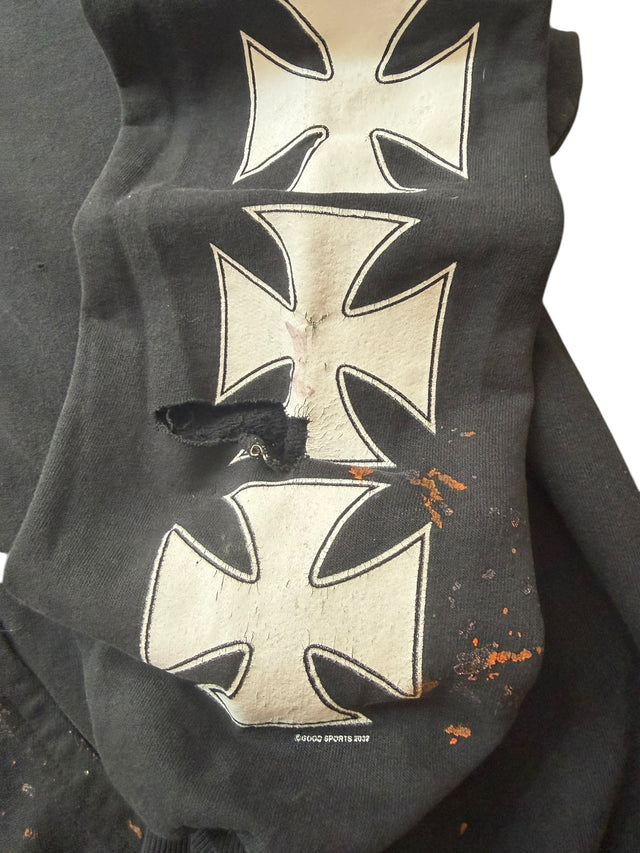 2002 Distressed Choppers Til You Die Hoodie