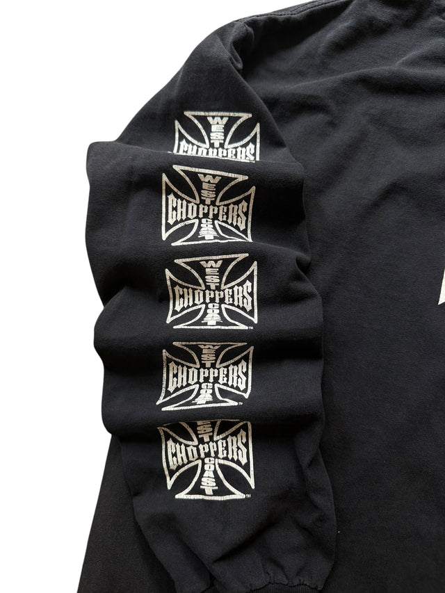 Vintage Faded West Coast Choppers Classic Logo Long Sleeve