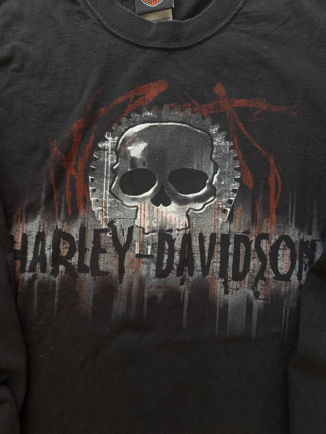 Vintage Harley Davidson Willie G Skull Long Sleeve