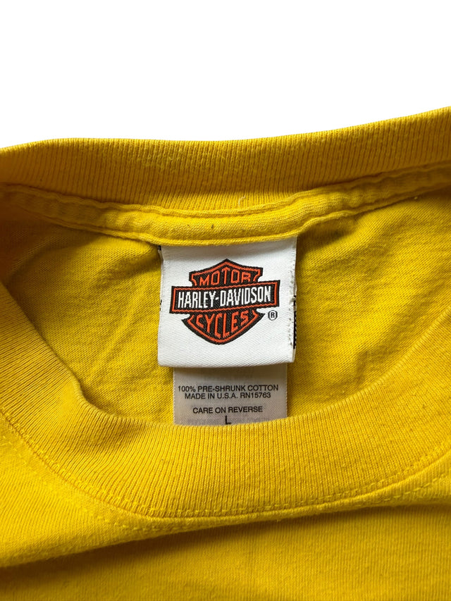 Vintage Harley Davidson Yellow Long Sleeve