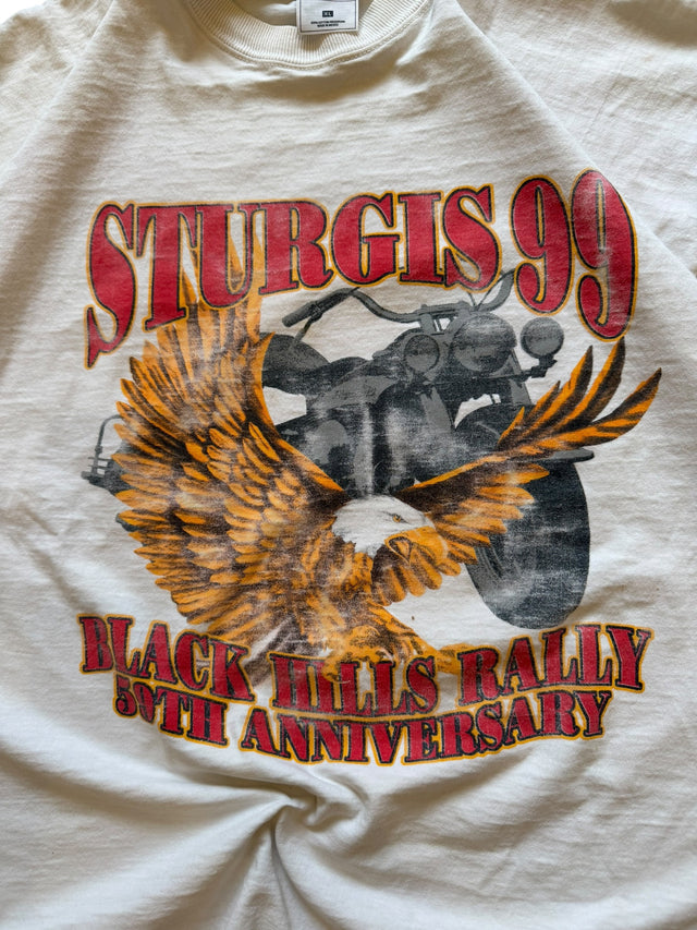 Vintage Sturgis 99 Black Hills Rally Eagle & Mt Rushmore Tee