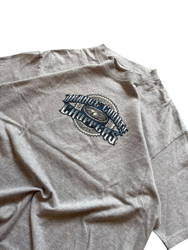 Vintage Orange County Choppers Gear & Tooth Logo Tee — Gray