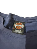 Vintage Harley-Davidson Navy Eagle Flame Tribal Tee - McGuire HD Walnut Creek CA