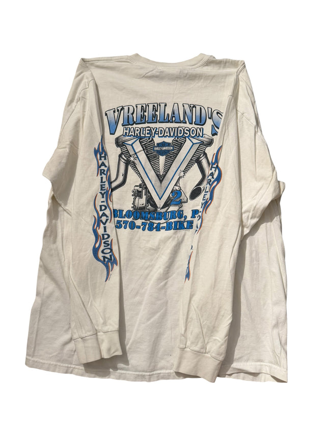 Vintage Vreeland's Harley-Davidson V-Twin Long Sleeve - Bloomsburg PA