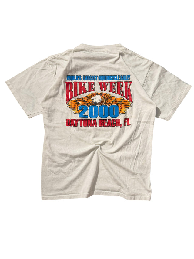 Vintage Bike Week 2000 Daytona Beach Lightning Chopper Tee