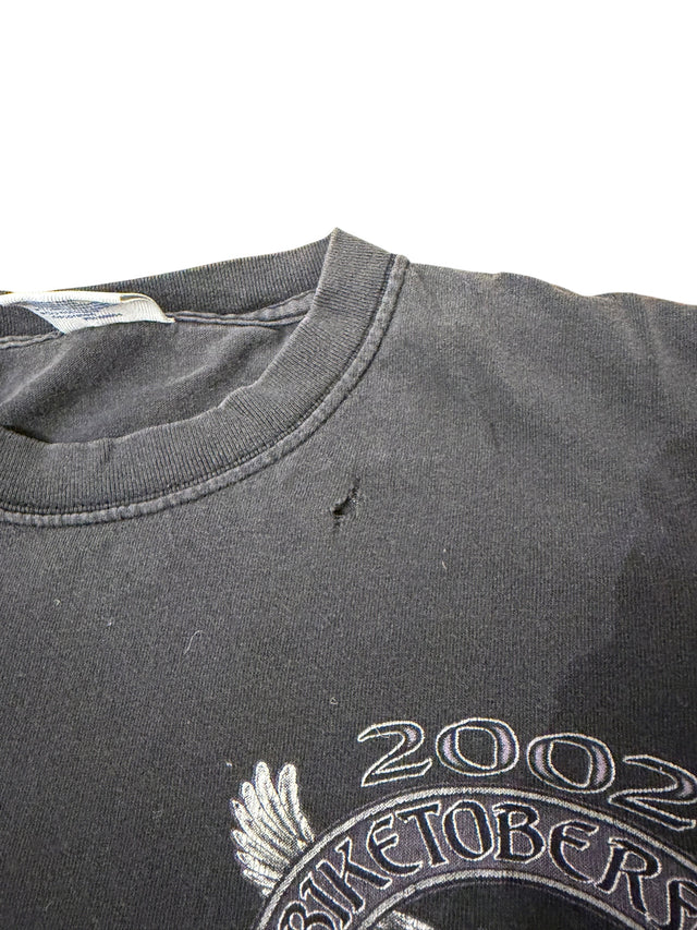 Vintage 2002 Biketoberfest Daytona Beach Eagle Tee - Florida