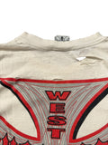Vintage West Coast Choppers Iron Cross Tee - Distressed White