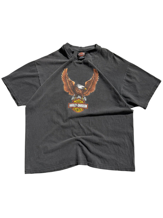 Vintage Faded Harley Davidson Upraised Eagle Tee