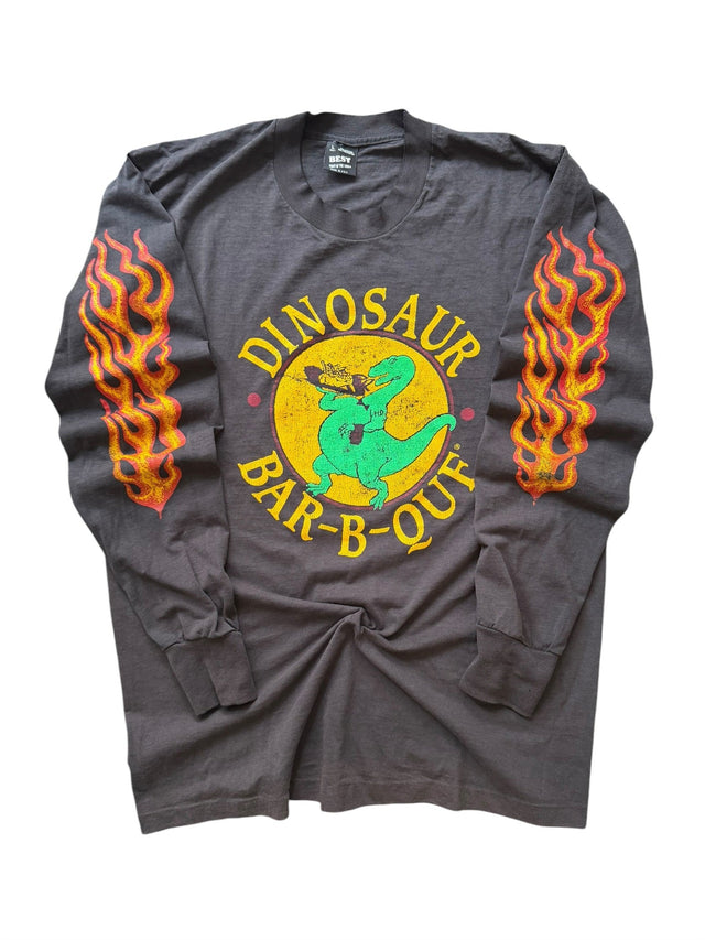 Faded 1990's Dino Biker Flames Long Sleeve