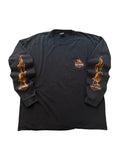 Vintage Harley Davidson Pocket Flame Long Sleeve