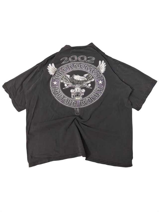 Vintage 2002 Biketoberfest Daytona Beach Eagle Tee - Florida