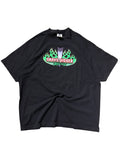 Vintage Grave Digger Monster Truck Racing Tee - Green Flames