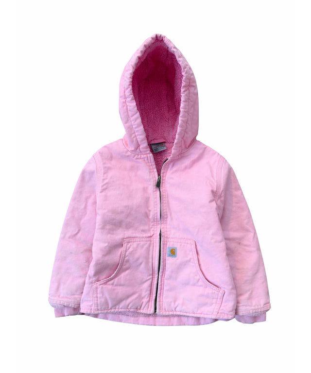 BABY PINK CARHARTT HOODED JACKET