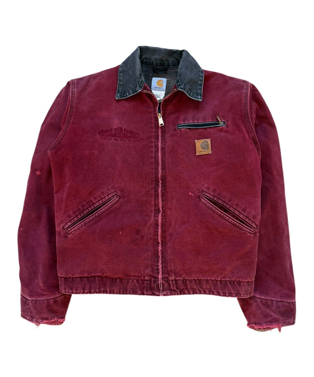 Vintage Crimson Red Carhartt J97 Detroit Jacket