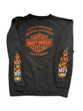 Vintage Harley Davidson Extremist Santa Barbara Crewneck