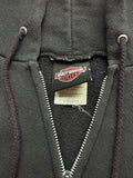 Mile High Harley Davidson Aurora Colorado Skull Flame Zip Hoodie