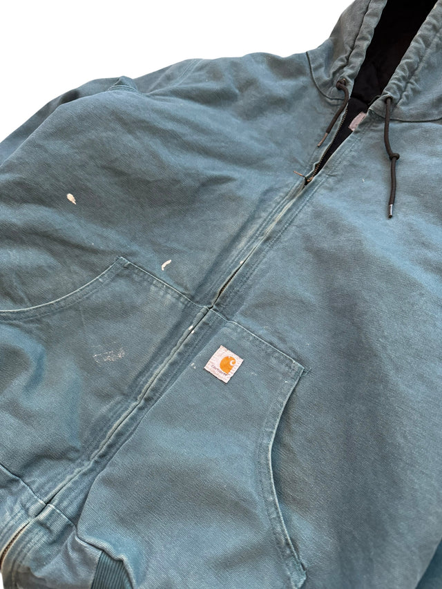 TEAL BLUE CARHARTT JACKET