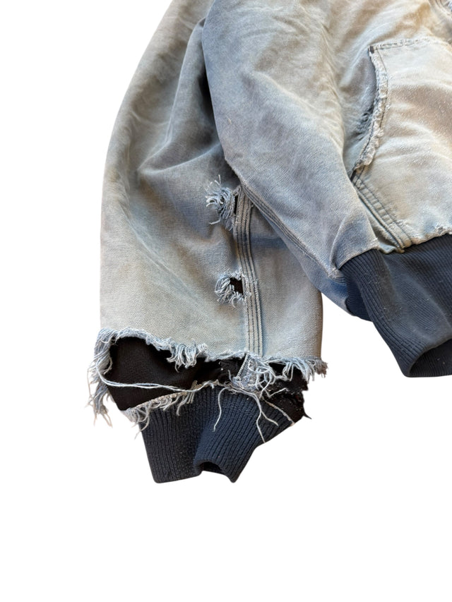 LIGHT BLUE DISTRESSED CARHARTT JACKET