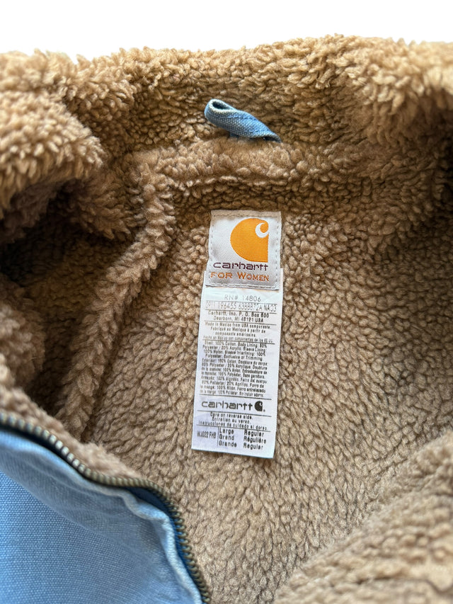 FRENCH BLUE CARHARTT SHERPA JACKET