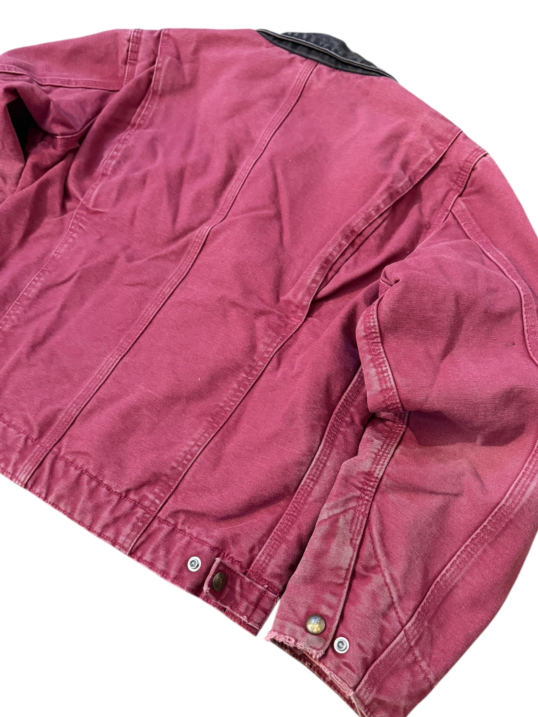 Vintage Ruby Red Carhartt Detroit Jacket – Aged Bodega