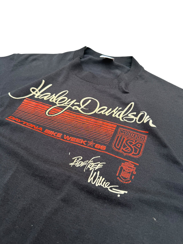 1986 Faded Harley Davidson Daytona Bike Week Tee