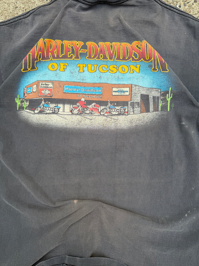 1988 Faded Harley Davidson Mount Rushmore T-Shirt