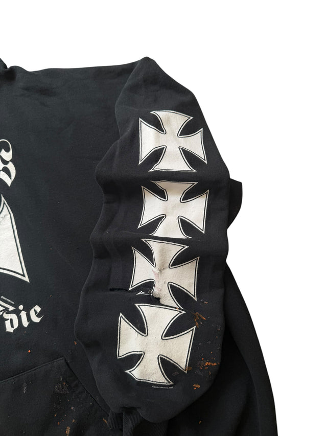 2002 Distressed Choppers Til You Die Hoodie