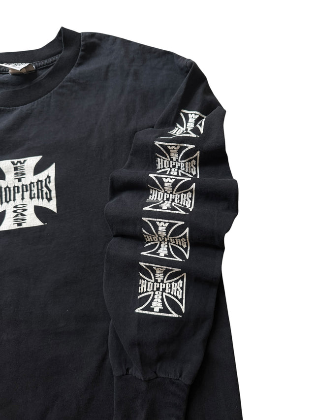 Vintage Faded West Coast Choppers Classic Logo Long Sleeve