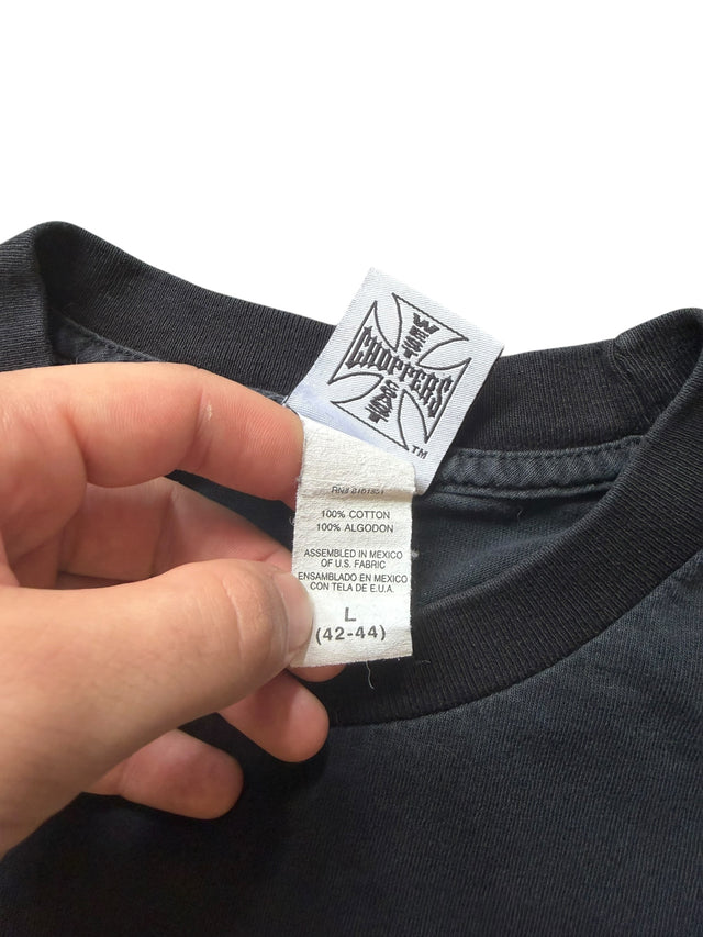 Vintage Faded West Coast Choppers Classic Logo Long Sleeve