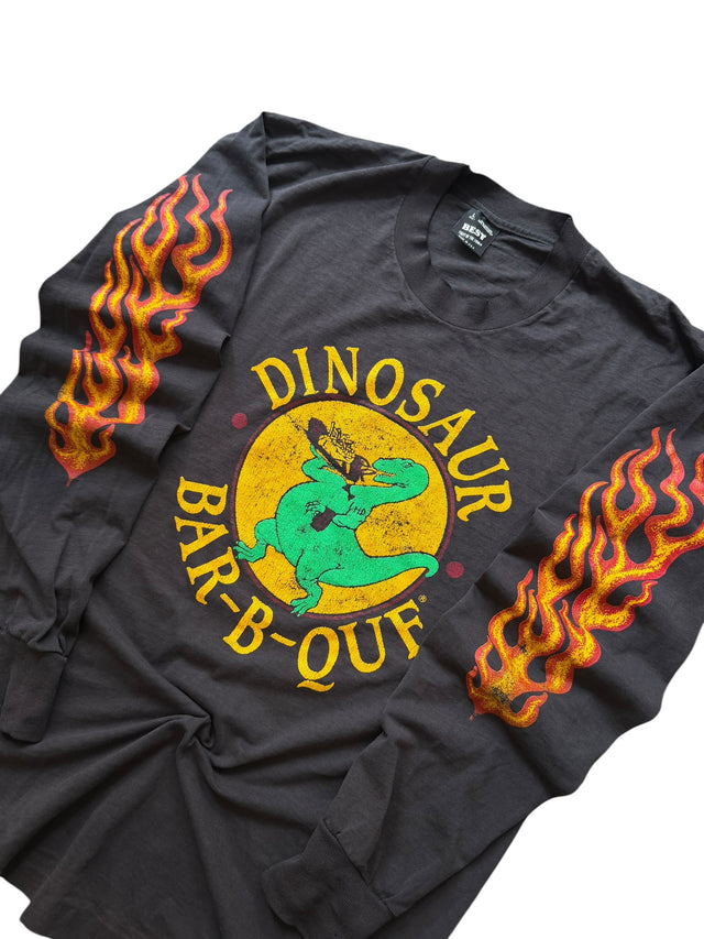 Faded 1990's Dino Biker Flames Long Sleeve