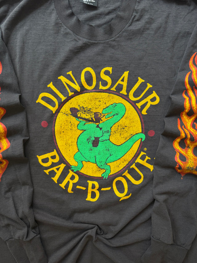 Faded 1990's Dino Biker Flames Long Sleeve